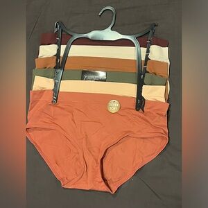 NWT 6 pack seamless stretch briefs